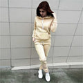 Harajuku Casual Women's Sportswear Sportswear Jogging Suit Women's Hooded Sportswear Suit Set Clothing