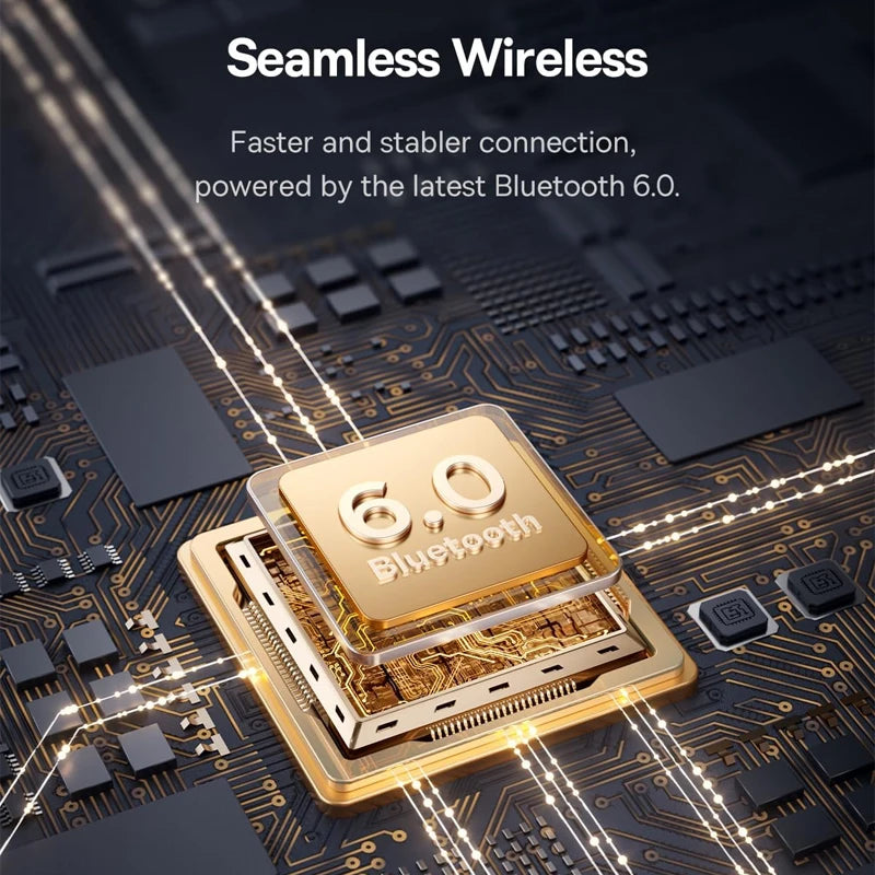 Baseus Bass BP1 Pro Earphones TWS Wireless Bluetooth 6.0 Earbuds Adaptive Active Noise Cancelling Headphopnes LDAC Hi-Res Sound