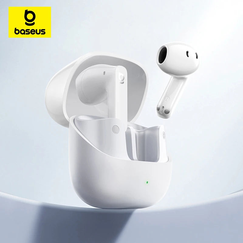 Baseus BS1 NC Earphones TWS Wireless Bluetooth 6.0 Headophones Active Noise Reduction Earbuds LDAC IP55 60ms Low Latency Headset