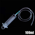 100/300/550ml Large Capacity Syringes Oil Pump With 1m Hose Pet Feeding Measuring Pump Hydroponics Nutrient Big Syringe
