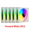 TEUCER LJ-4Pro Computer Case Fan ARGB Mirror Cycle 120mm 4Pin PWM PC Quiet Cooling Fan Low Noise Chassis Fan