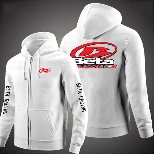 2025 New Off road Motorcycle Zipper Hooded Sportswear Beta Racing Spring and Autumn Sportswear Solid Color Hooded Sportswear